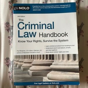 The criminal law handbook